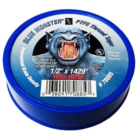 LARSEN SUPPLY CO Larsen Supply 225155 0.5 ft. x 1429 in. Monster non-Stick Thread Tape - Blue 225155